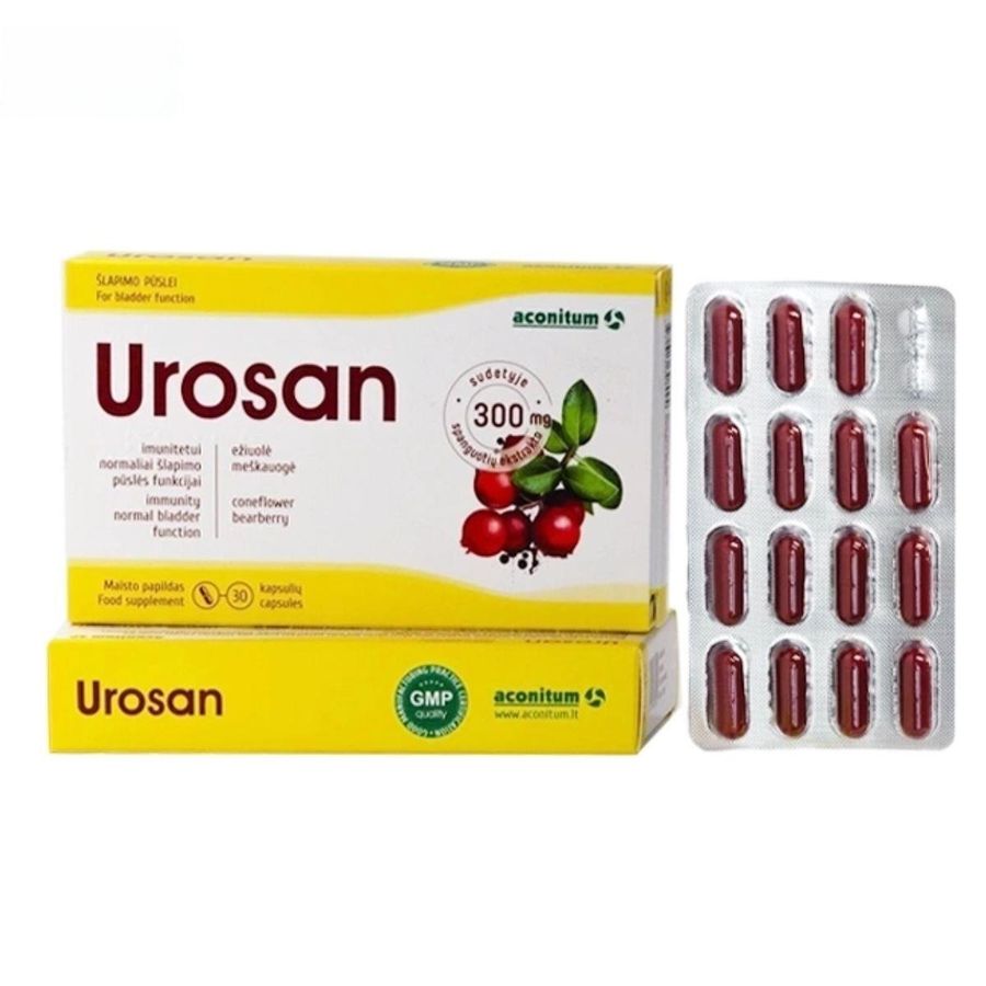 Viên uống Urosan Aconitum - Hỗ trợ tăng cường sức khỏe hệ tiết niệu, giảm viêm nhiễm đường tiểu cho người bị tiểu buốt, tiểu rắt. - giao nhanh