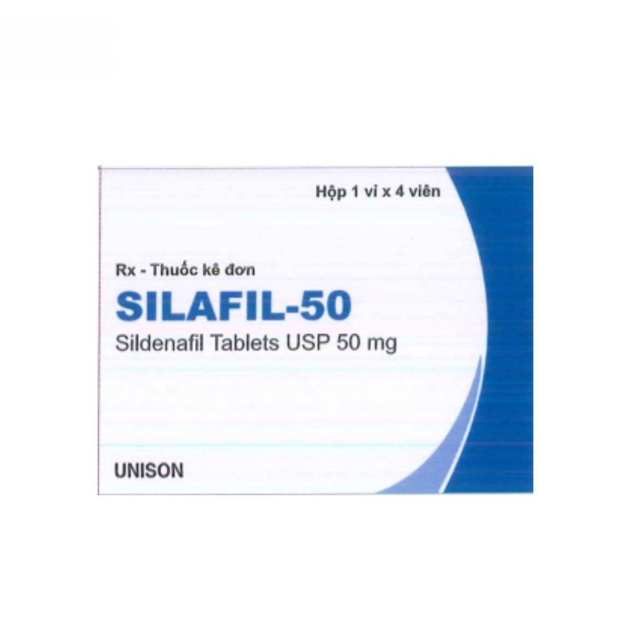 Viên uống Silafil-50 50mg - Điều trị rối loạn cương dương cho nam giới - giao nhanh