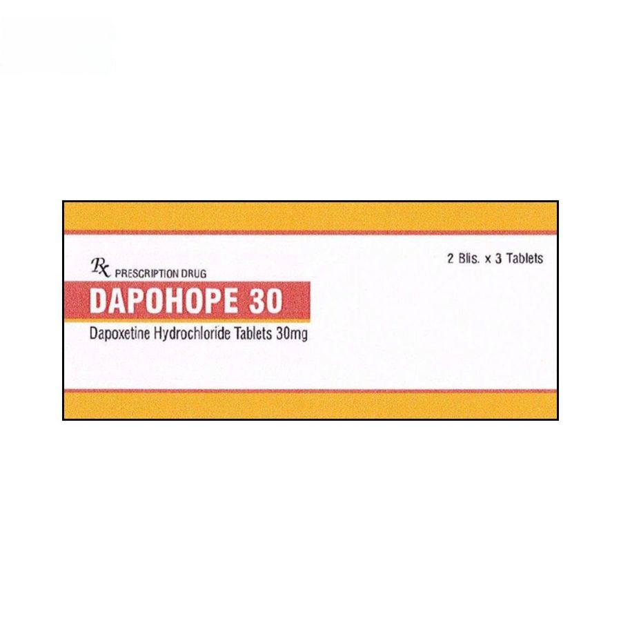 Viên uống Dapohope 30mg - Điều trị xuất tinh sớm hiệu quả cho nam giới trưởng thành - giao nhanh
