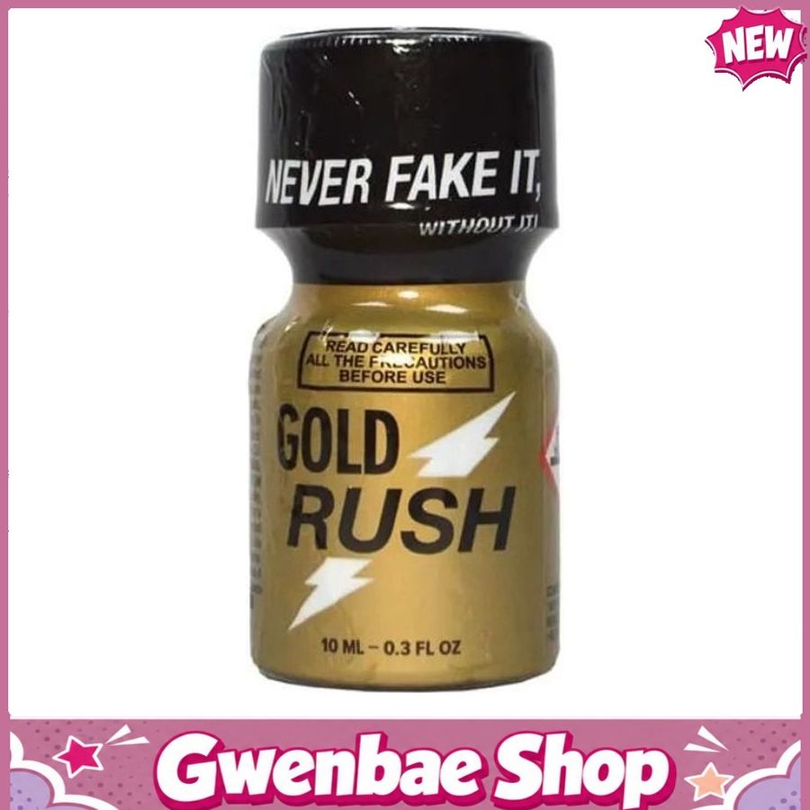 Chai Hít Tăng Khoái Cảm Kích Thích Bao Phê Popper Gold Rush AMYL 10ml - Gwenshop Chính Hãng