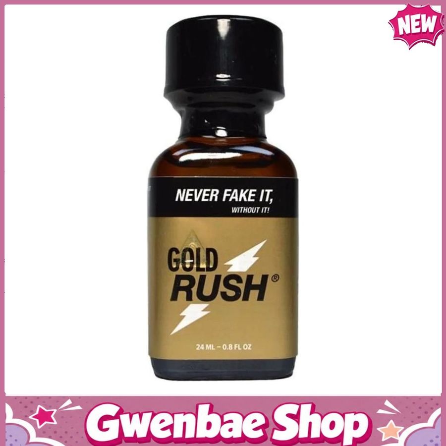Chai Hít Tăng Khoái Cảm Kích Thích Bao Phê Popper Gold Rush AMYL 24ml - Gwenshop Chính Hãng