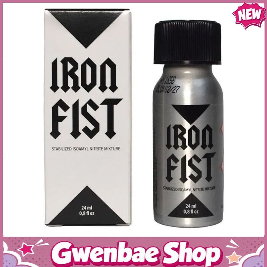 Chai Hít Tăng Khoái Cảm Kích Thích Bao Phê Popper Iron Fist AMYL 24ml - Gwenshop Chính Hãng