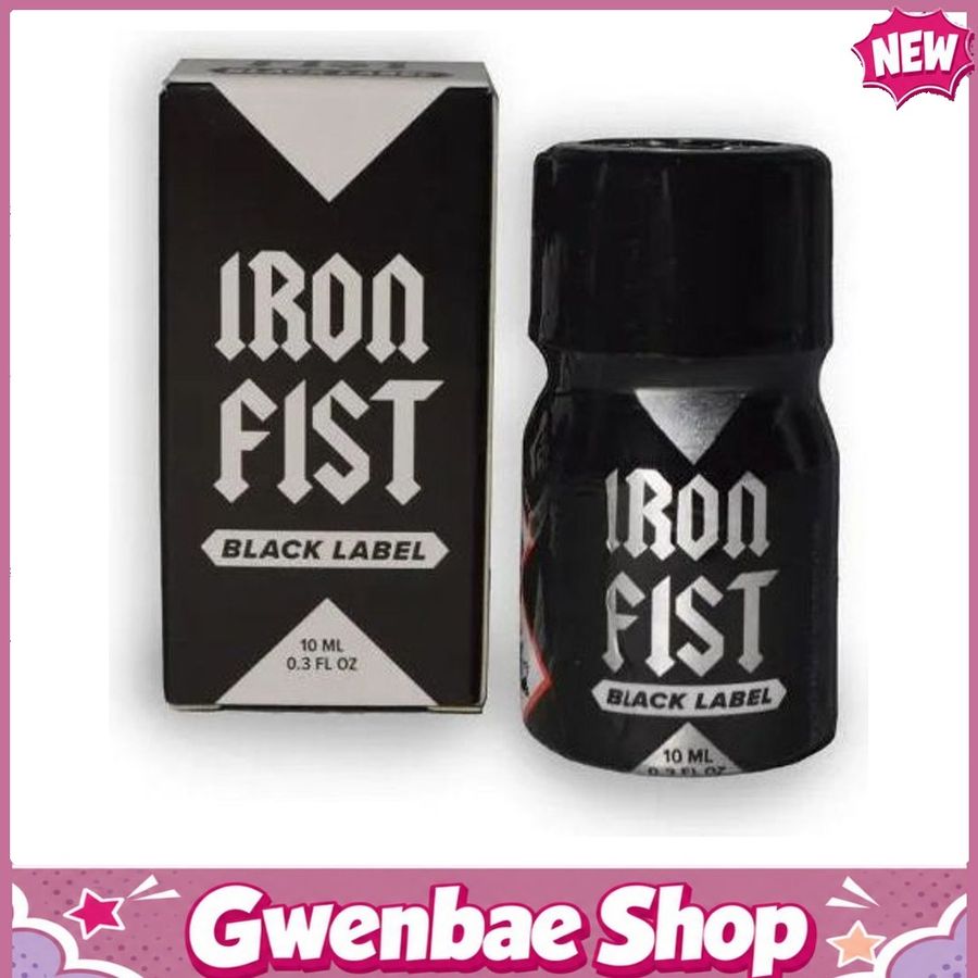 Chai Hít Tăng Khoái Cảm Kích Thích Bao Phê Popper Iron Fist Black Label Pentyl 10ml - Gwenshop Chính Hãng