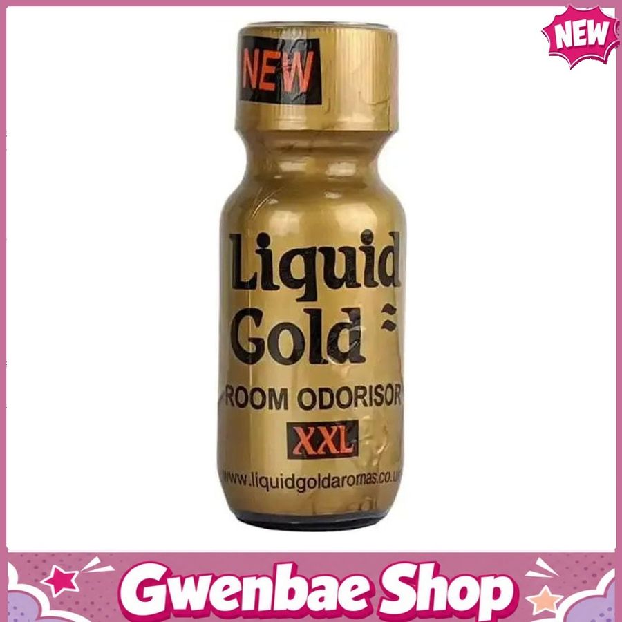 Chai Hít Tăng Khoái Cảm Kích Thích Bao Phê Popper Liquid Gold Room Aroma 25ml - Gwenshop Chính Hãng