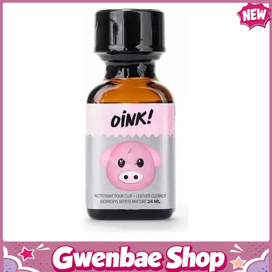 Chai Hít Tăng Khoái Cảm Kích Thích Bao Phê Popper Oink Leather Cleaner 24ml - Gwenshop Chính Hãng