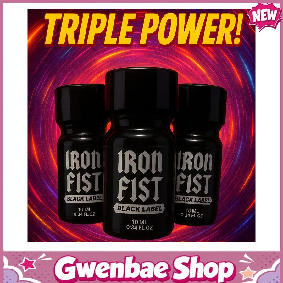 Chai Hít Tăng Khoái Cảm Kích Thích Bao Phê Popper Pentyl Iron Fist 10ml 3 Pack - Gwenshop Chính Hãng