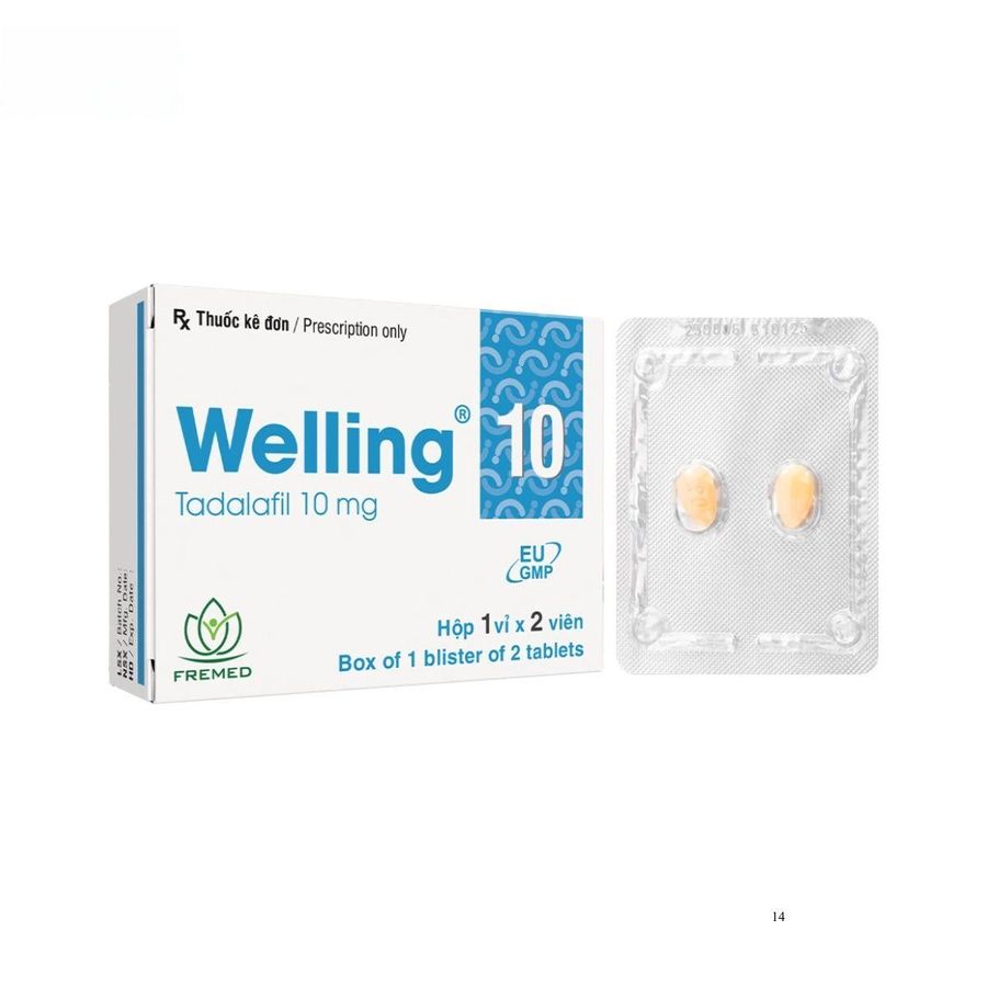 Viên uống Welling 10 - điều trị rối loạn cương dương cho nam giới trưởng thành - giao nhanh