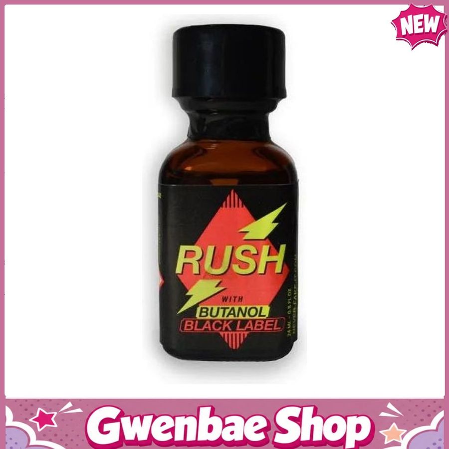 Chai Hít Tăng Khoái Cảm Kích Thích Bao Phê Popper RUSH Black Label Pentyl with BUTANOL 24ml - Gwenshop Chính Hãng