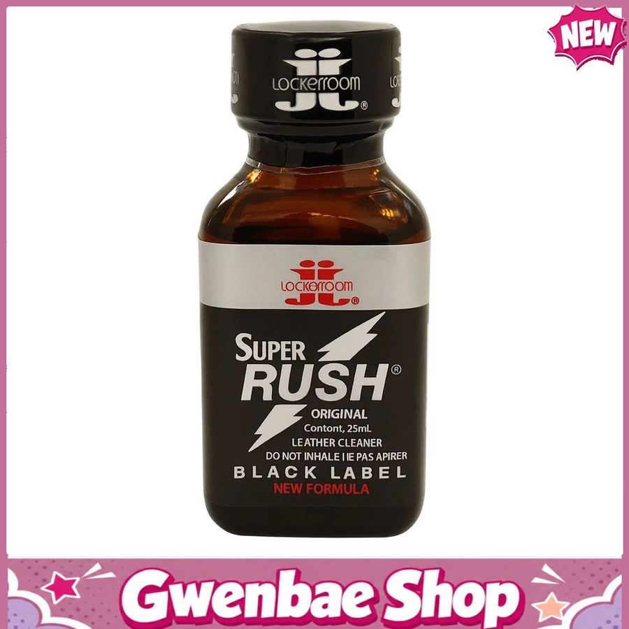 Chai Hít Tăng Khoái Cảm Kích Thích Bao Phê Popper Super Rush Black Retro 25ml - Gwenshop Chính Hãng