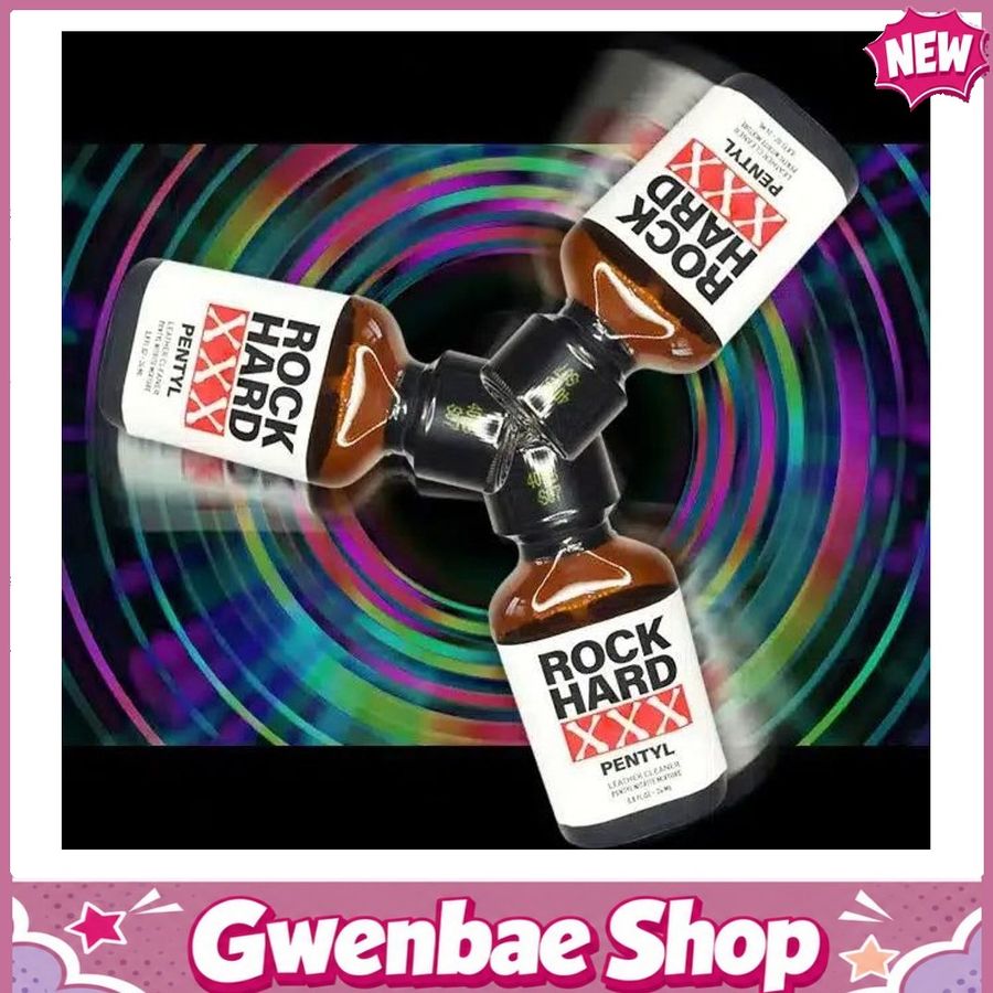 Chai Hít Tăng Khoái Cảm Kích Thích Bao Phê Triple Pack Rock Hard XXX Pentyl Poppers 24ml - Gwenshop Chính Hãng