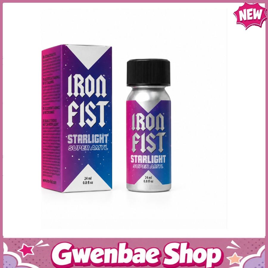 Chai Hít Tăng Khoái Cảm Kích Thích Bao Phê Popper Iron Fist Starlight Super Amyl 24ml - Gwenshop Chính Hãng