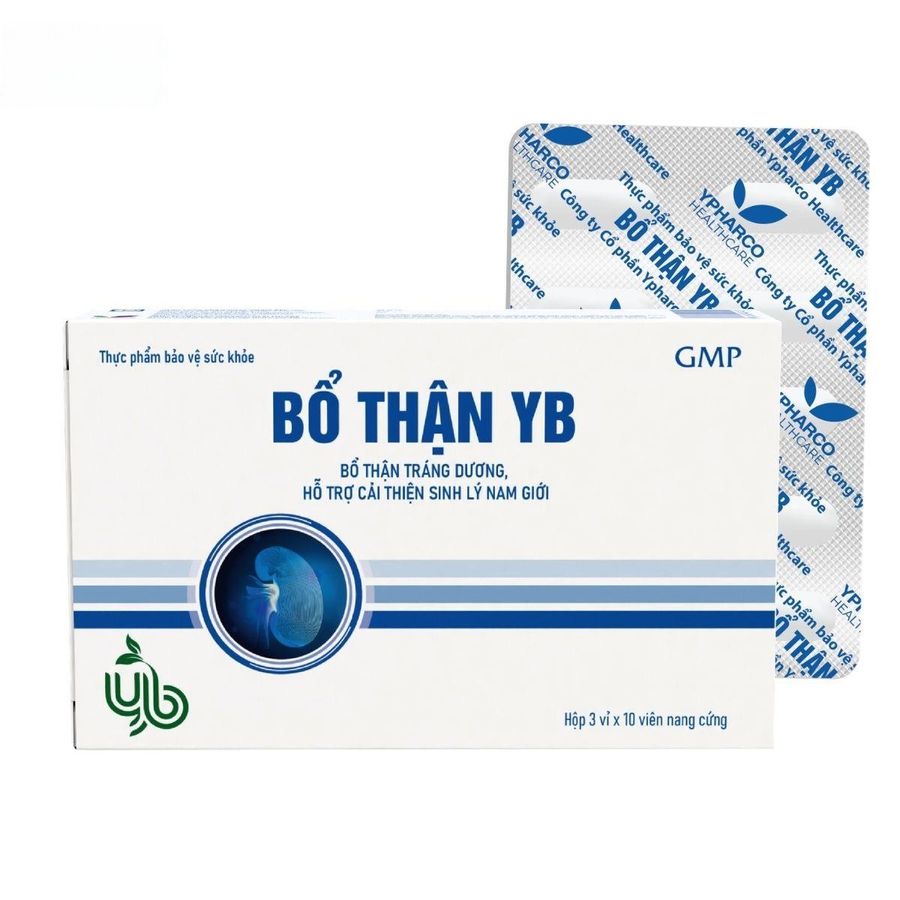Viên uống Bổ Thận YB - Tăng cường sinh lý và cải thiện chức năng thận cho nam giới trưởng thành