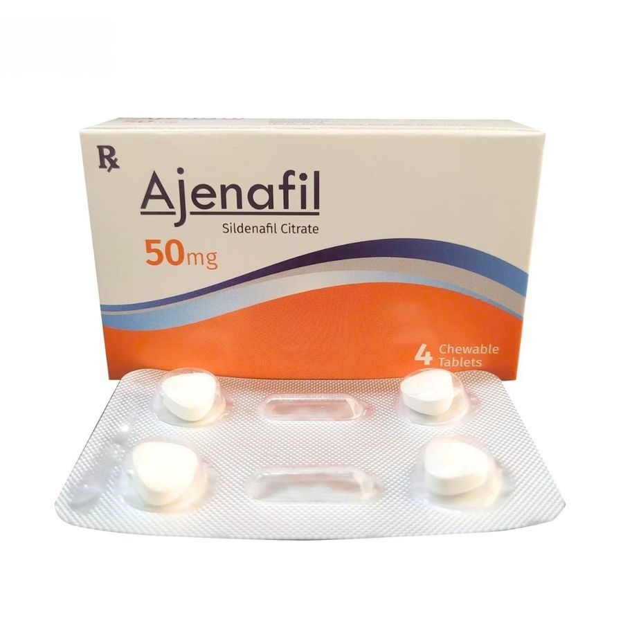 Viên uống Ajenafil 50mg - Điều trị rối loạn cương dương hiệu quả cho nam giới - giao nhanh