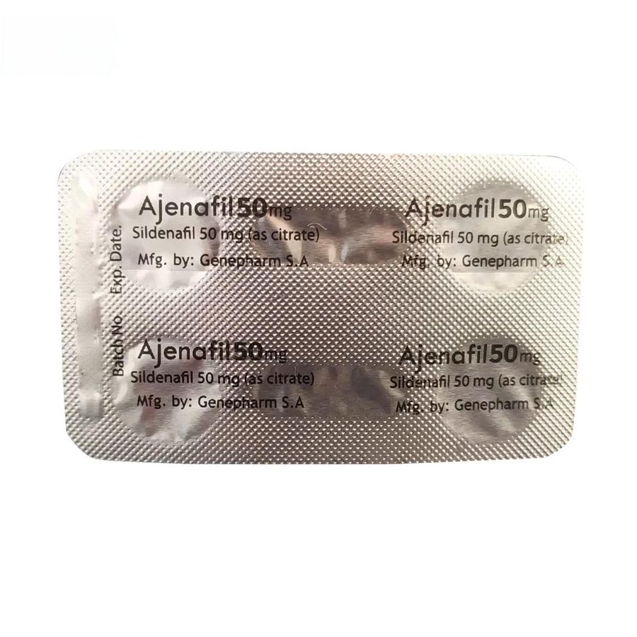 Viên uống Ajenafil 50mg - Điều trị rối loạn cương dương hiệu quả cho nam giới - đóng gói kín