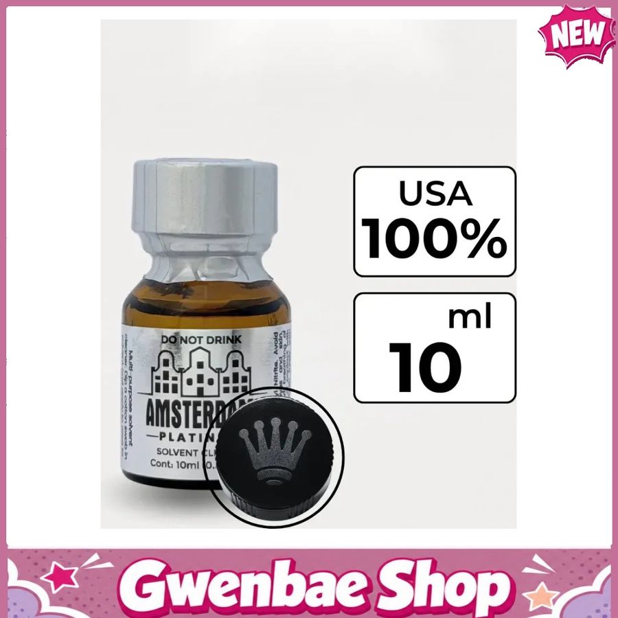 Chai Hít Tăng Khoái Cảm Kích Thích Bao Phê Popper Amsterdam Platinum 10ml - Gwenshop Chính Hãng