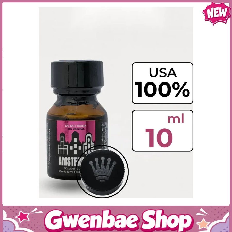 Chai Hít Tăng Khoái Cảm Kích Thích Bao Phê Popper Amsterdam 10ml - Gwenshop Chính Hãng