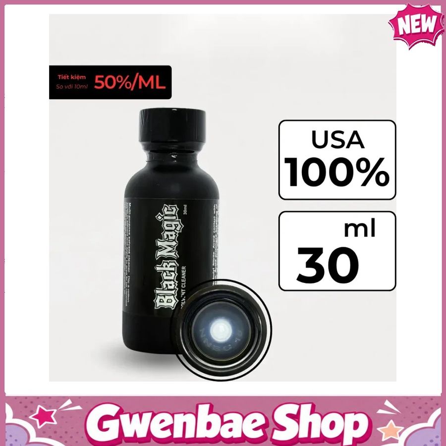 Chai Hít Tăng Khoái Cảm Kích Thích Bao Phê Popper Black Magic 30ml - Gwenshop Chính Hãng