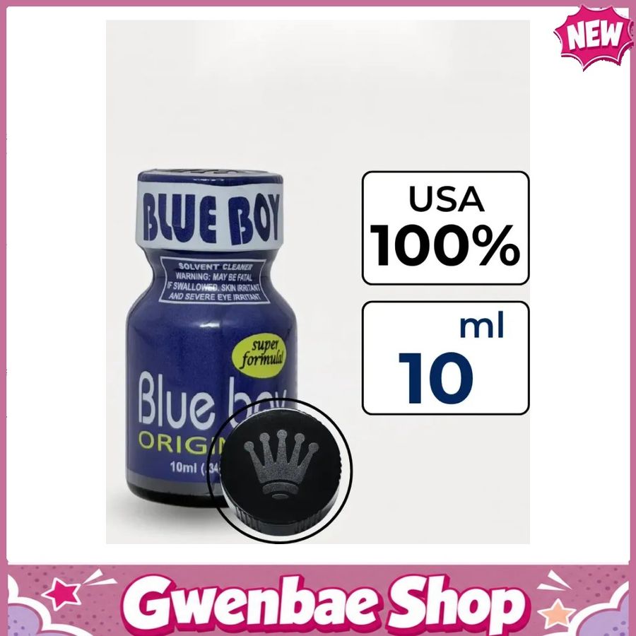 Chai Hít Tăng Khoái Cảm Kích Thích Bao Phê Popper Blue Boy 10ml - Gwenshop Chính Hãng