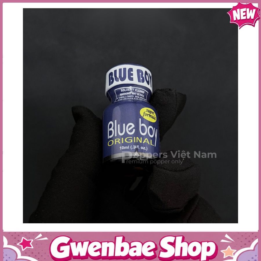 Chai Hít Cực Mạnh Lên Đỉnh Nhanh Popper Blue Boy 10ml - Gwenshop Chính Hãng
