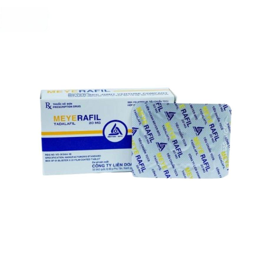 Viên uống Meyerafil 20mg - Điều trị rối loạn sinh lý nam hiệu quả cho nam giới - mẫu mới