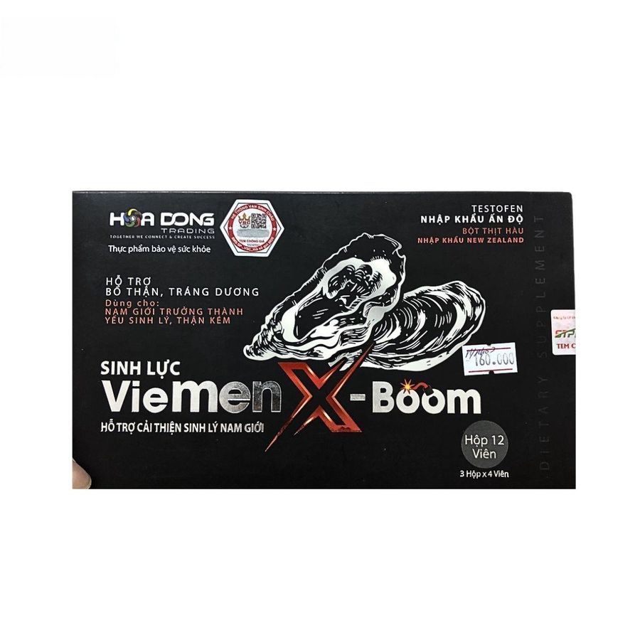 Viên uống Sinh Lực VieMen X-Boom - Tăng cường sinh lý và tráng dương cho nam giới trưởng thành - giao nhanh