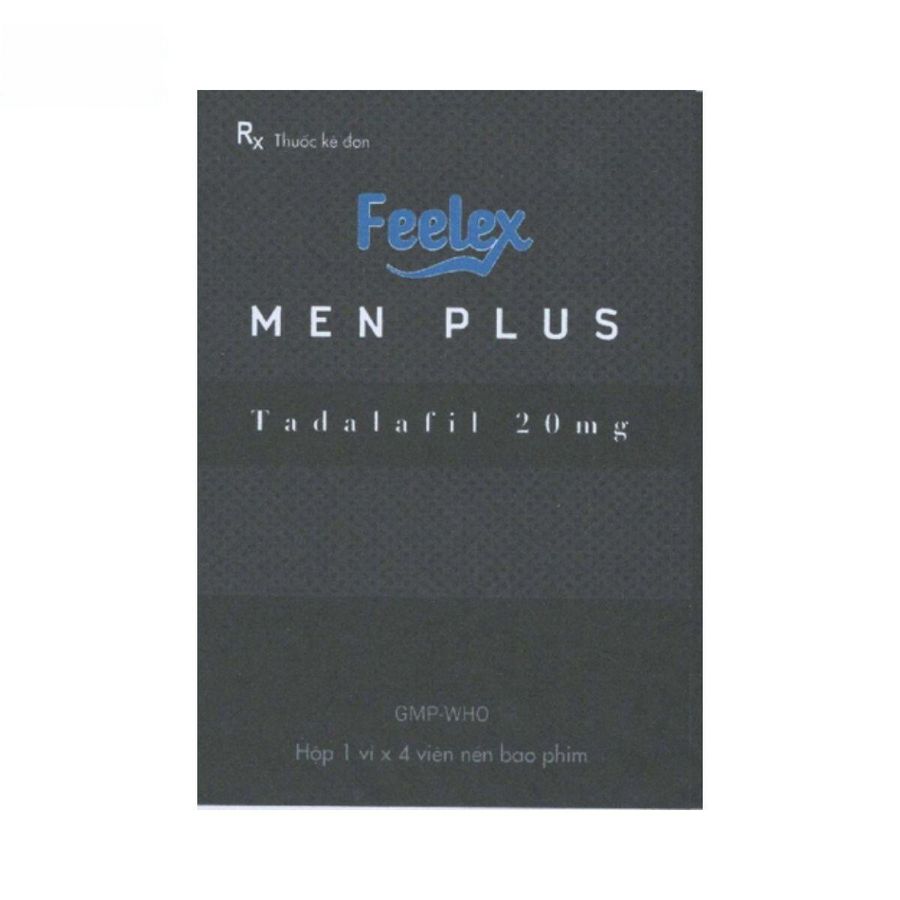 Viên uống Feelex Men Plus 20mg - Điều trị rối loạn sinh lý nam hiệu quả cho nam giới trưởng thành - giao nhanh