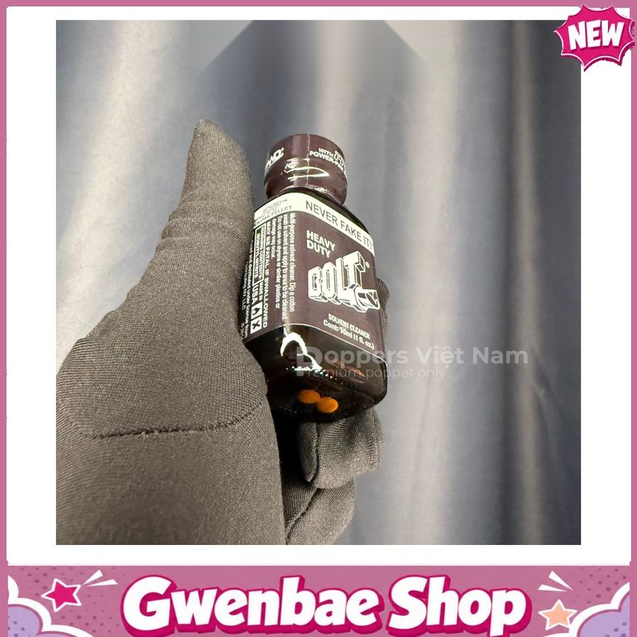 Chai Hít Cực Mạnh Lên Đỉnh Nhanh Popper BOLT 30ml - Gwenshop Chính Hãng