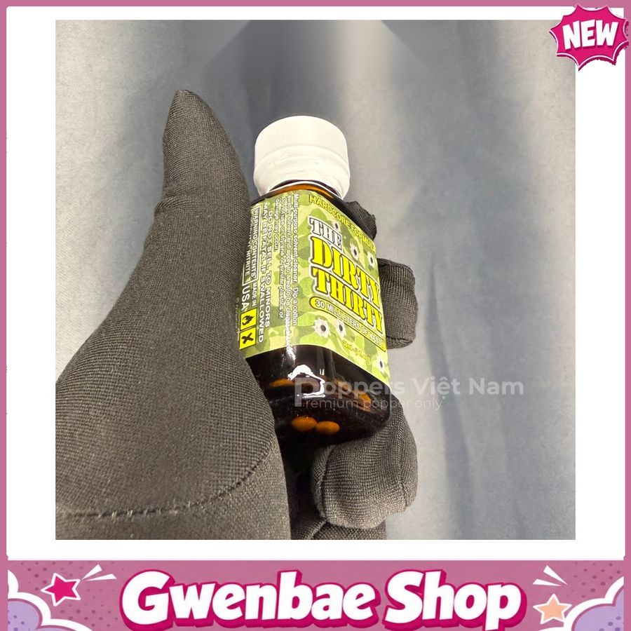 Chai Hít Cực Mạnh Lên Đỉnh Nhanh Popper Dirty Thirty 30ml - Gwenshop Chính Hãng