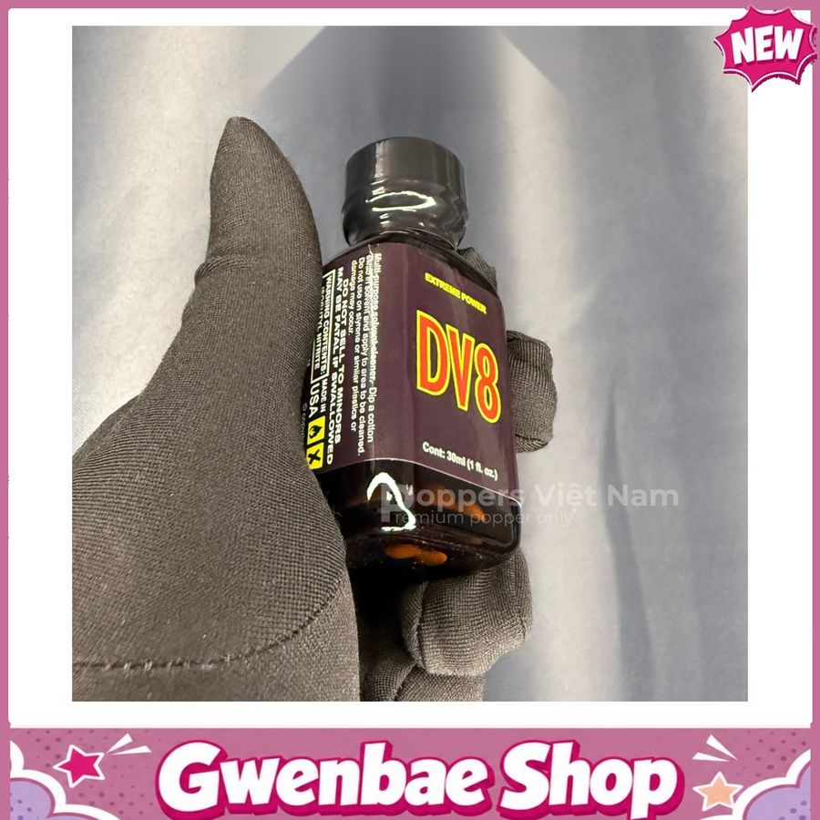 Chai Hít Cực Mạnh Lên Đỉnh Nhanh Popper DV8 30ml - Gwenshop Chính Hãng