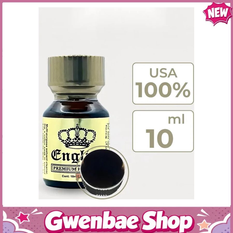 Chai Hít Tăng Khoái Cảm Kích Thích Bao Phê English Gold USA Popper 10ml - Gwenshop Chính Hãng