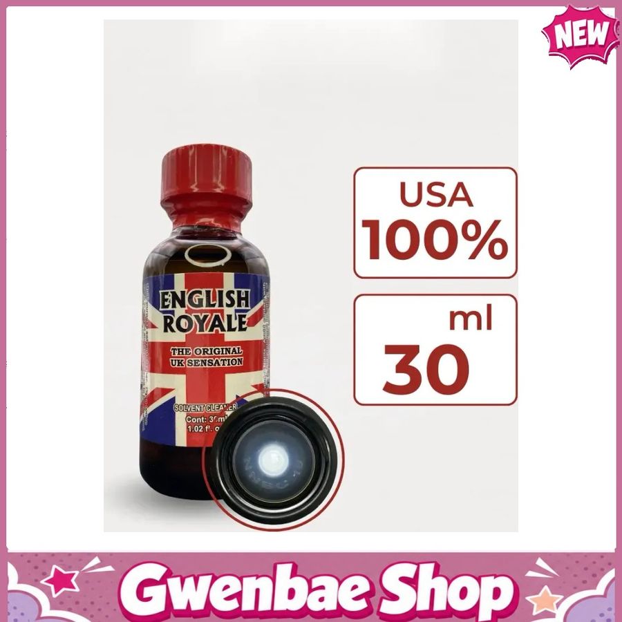 Chai Hít Tăng Khoái Cảm Kích Thích Bao Phê Popper English Royal 30ml - Gwenshop Chính Hãng