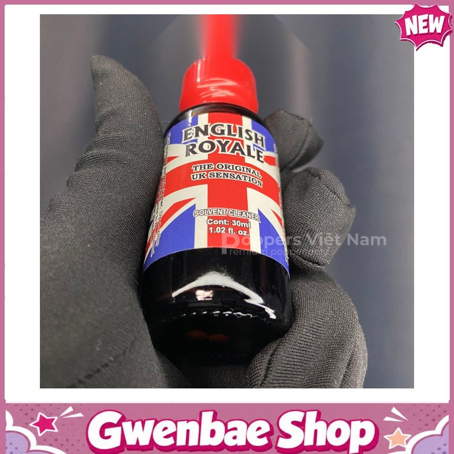 Chai Hít Cực Mạnh Lên Đỉnh Nhanh Popper English Royal 30ml - Gwenshop Chính Hãng