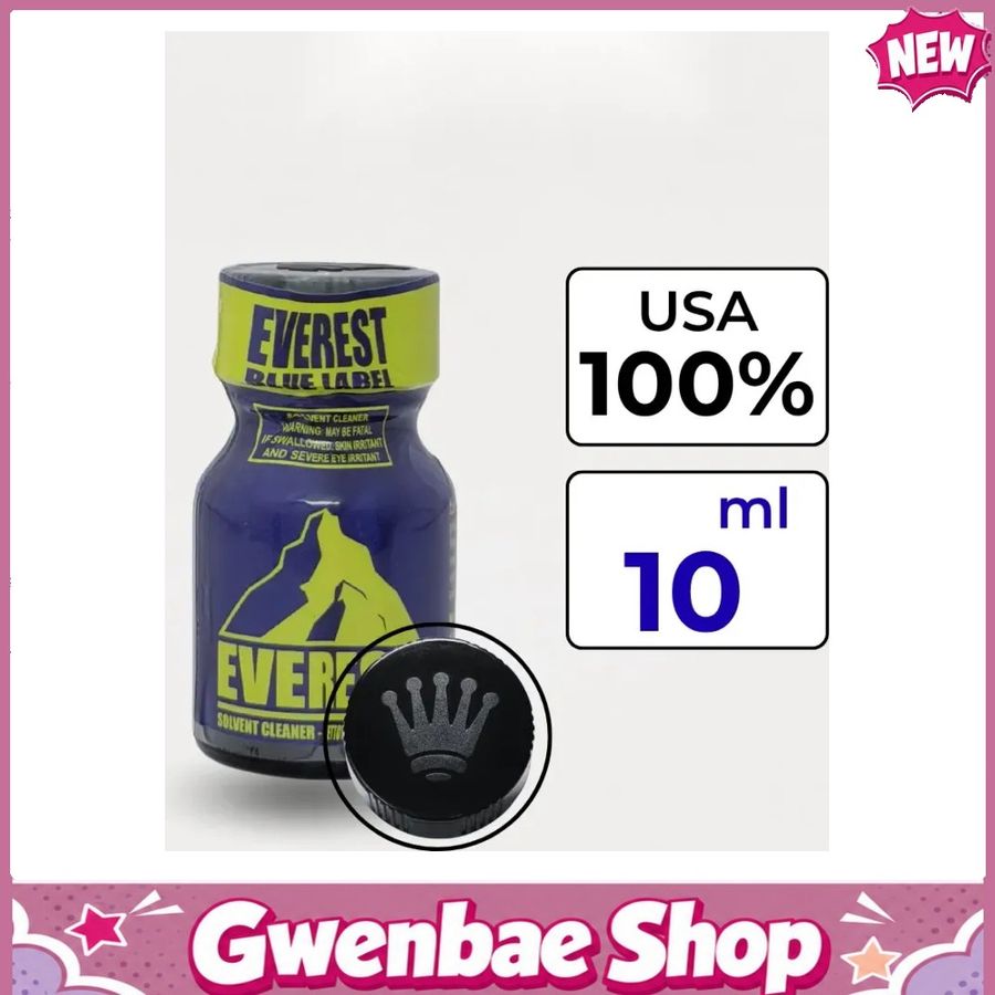 Chai Hít Cực Mạnh Lên Đỉnh Nhanh Popper Everest Blue 10ml Hàng Chuẩn - Gwenshop Chính Hãng