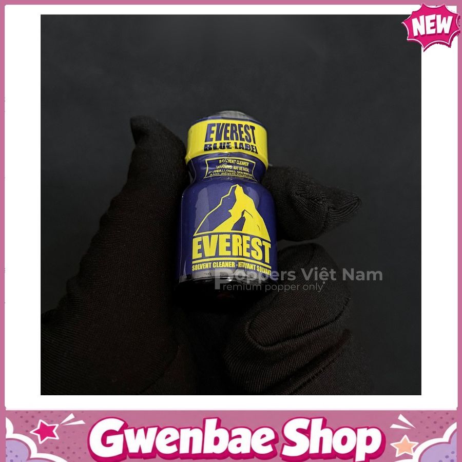 Chai Hít Cực Mạnh Lên Đỉnh Nhanh Popper Everest Blue 10ml - Gwenshop Chính Hãng
