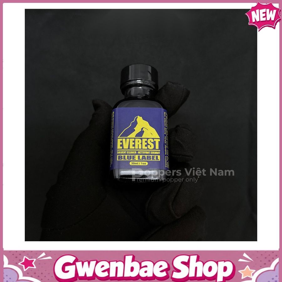 Chai Hít Thư Giãn Bay Phê Cho Cặp Đôi Popper Everest Blue 30ml - Gwenshop Chính Hãng