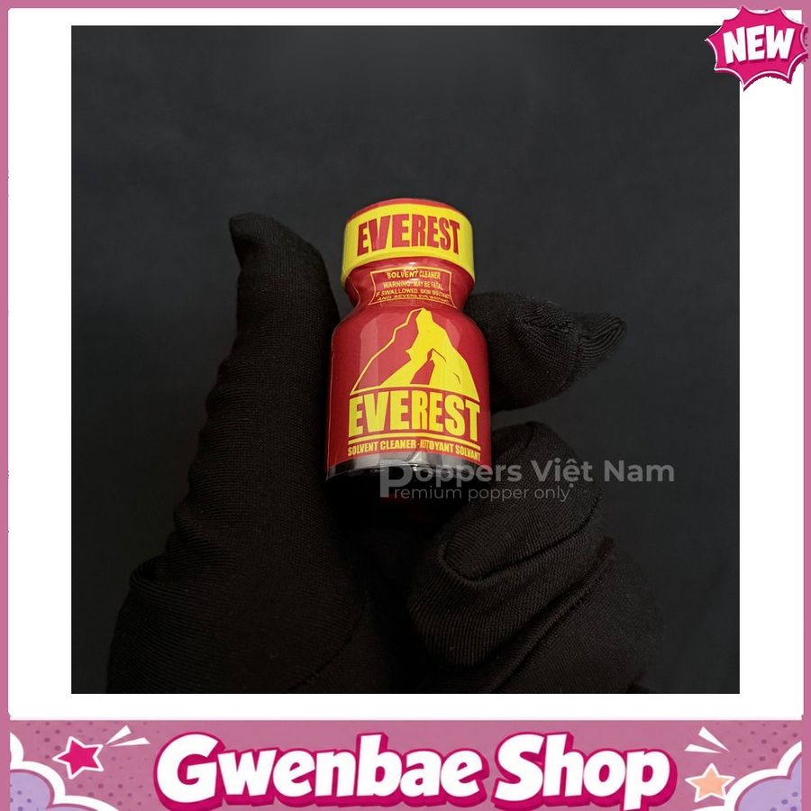 Chai Hít Cực Mạnh Lên Đỉnh Nhanh Popper Everest Red 10ml - Gwenshop Chính Hãng