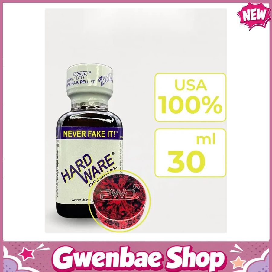 Chai Hít Tăng Khoái Cảm Kích Thích Bao Phê Popper Hard Ware 30ml - Gwenshop Chính Hãng