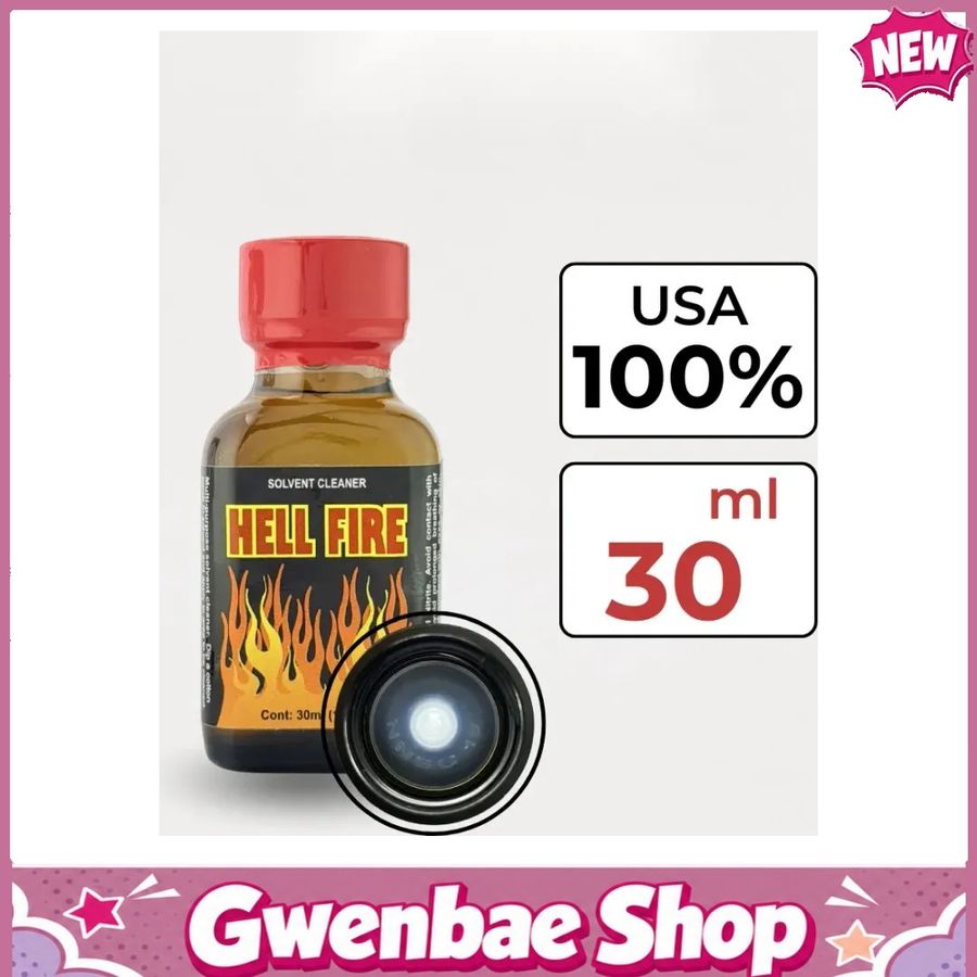 Chai Hít Tăng Khoái Cảm Kích Thích Bao Phê Popper Hell Fire 30ml - Gwenshop Chính Hãng