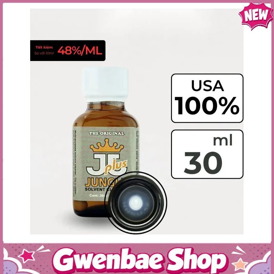 Chai Hít Tăng Khoái Cảm Kích Thích Bao Phê Popper Jungle Plus 30ml - Gwenshop Chính Hãng