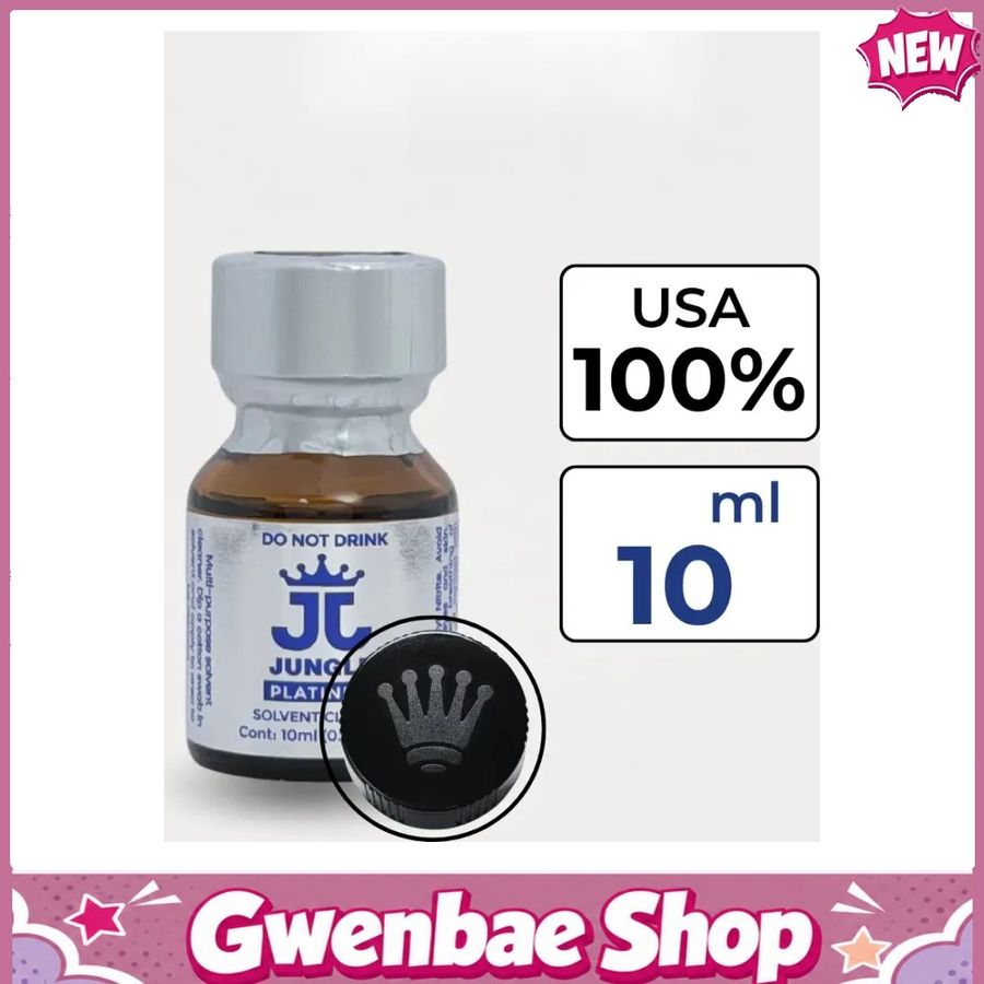 Chai Hít Cực Mạnh Lên Đỉnh Nhanh Popper Jungle Platinum 10ml Hàng Chuẩn - Gwenshop Chính Hãng