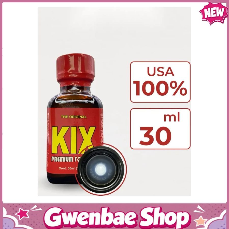 Chai Hít Tăng Khoái Cảm Kích Thích Bao Phê Popper Kix 30ml - Gwenshop Chính Hãng