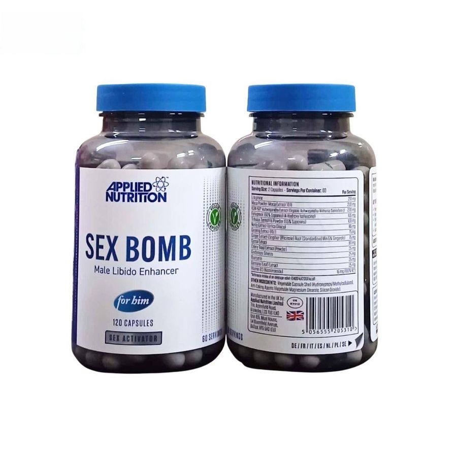 Viên uống Sex Bomb Male Libido Enhancer - Tăng cường sinh lý, cải thiện ham muốn cho nam giới gặp vấn đề sinh lý. - bản tiêu chuẩn