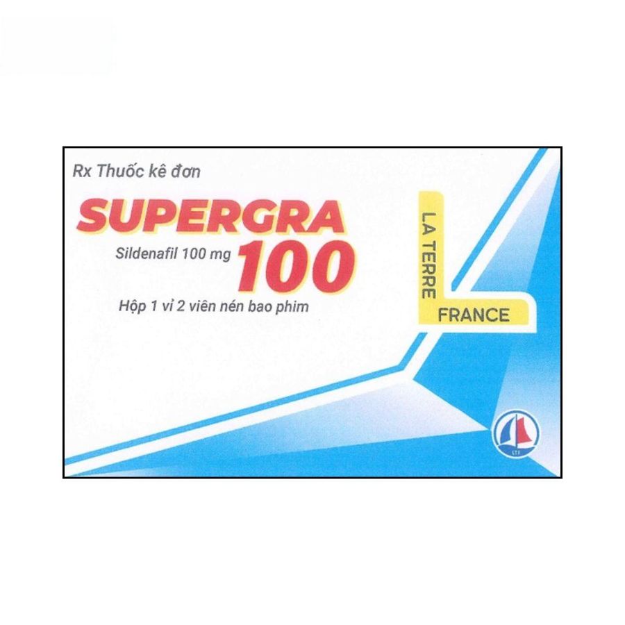 Viên uống Supergra 100mg - cải thiện rối loạn sinh lý nam cho nam giới