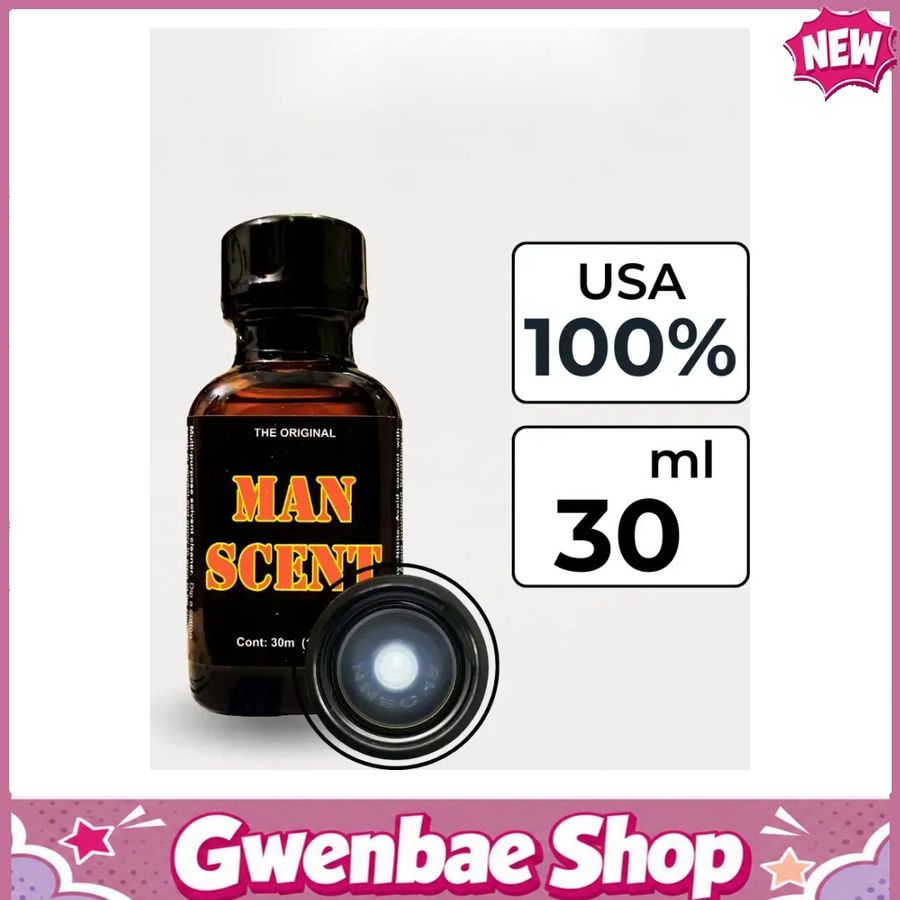 Chai Hít Tăng Khoái Cảm Kích Thích Bao Phê Man Scent USA Popper 30ml - Gwenshop Chính Hãng