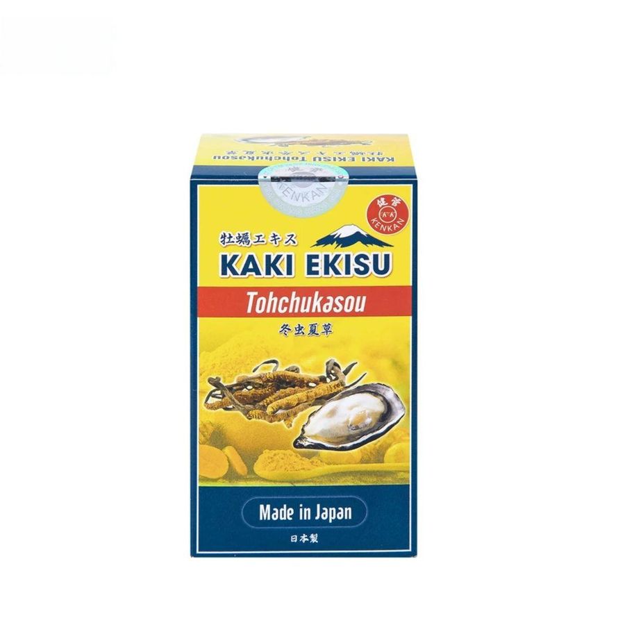 Viên uống Kaki Ekisu Tohchukasou Kenkan - Tăng cường sinh lý nam giới từ tự nhiên - mẫu mới