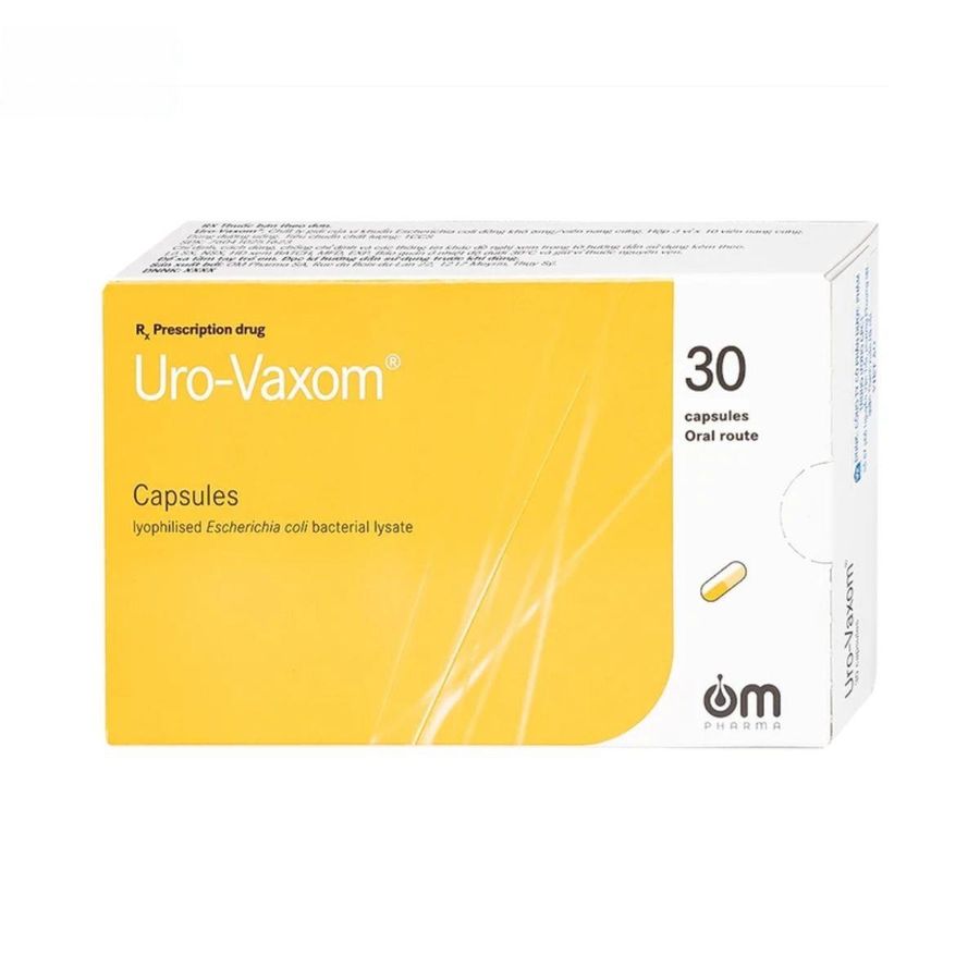 Viên uống Uro-Vaxom 6mg - tăng cường miễn dịch, phòng tái phát nhiễm khuẩn đường tiết niệu dưới cho người lớn - giao nhanh