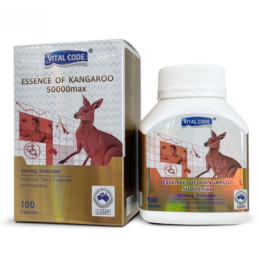 Viên uống Essence of Kangaroo 50000 MAX - Bổ sung protein, tăng cường sức khỏe cho người làm việc nặng - giao nhanh