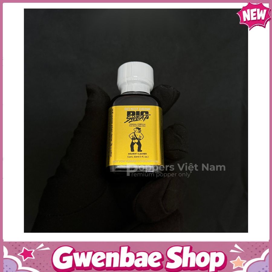 Chai Hít Thư Giãn Bay Phê Cho Cặp Đôi Popper Pig Sweat 30ml - Gwenshop Chính Hãng