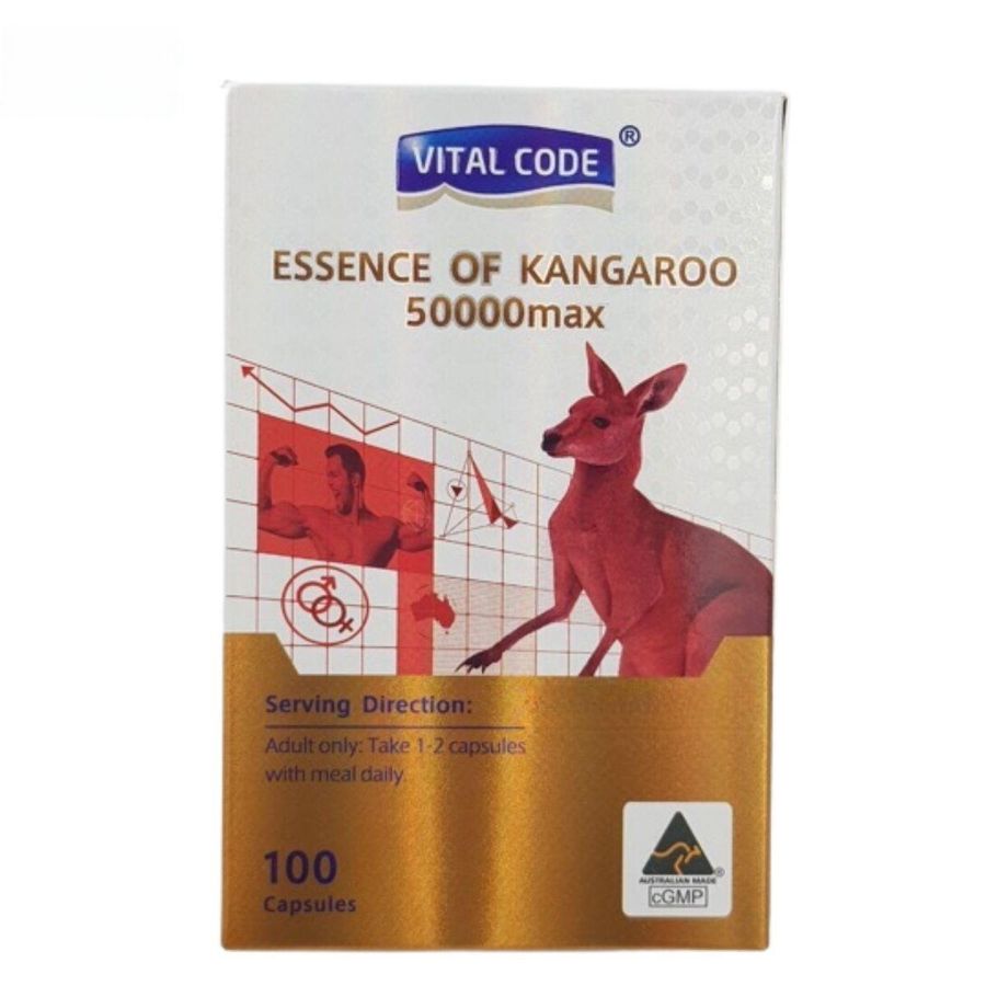 Viên uống Essence of Kangaroo 50000 MAX - Bổ sung protein, tăng cường sức khỏe cho người làm việc nặng - bản tiêu chuẩn