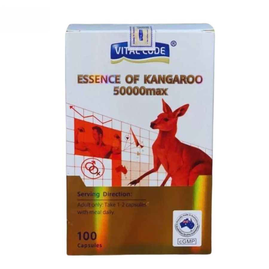 Viên uống Essence of Kangaroo 50000 MAX - Bổ sung protein, tăng cường sức khỏe cho người làm việc nặng - đóng gói kín